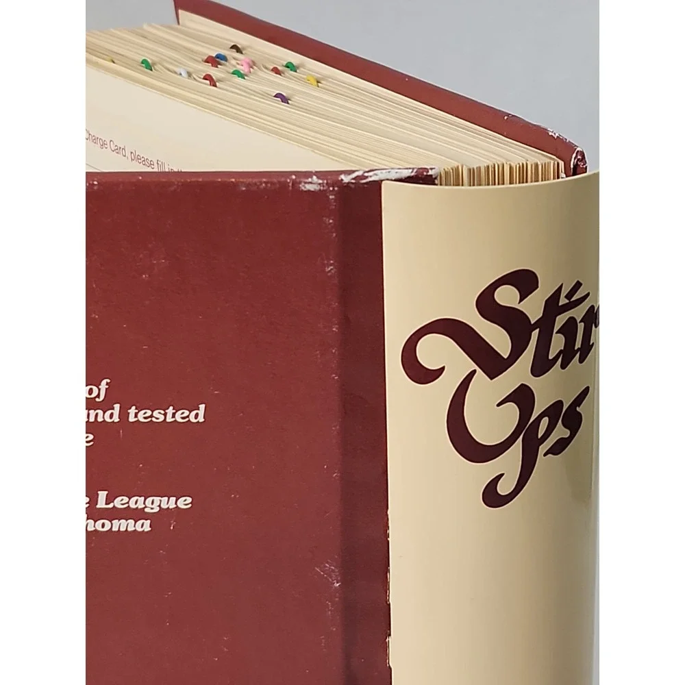 1987 Stir Ups Cookbook Junior Welfare League Enid Oklahoma Spiral Bound